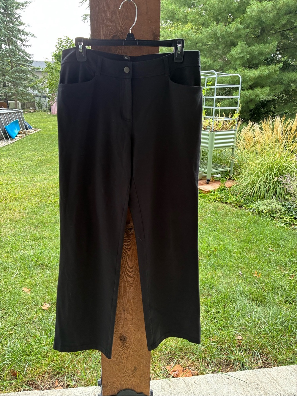 Women’s Eileen Fisher Black Ponte Pant